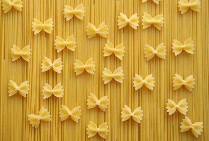 Pâtes qui font partie des féculents