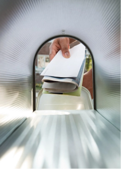 Relève du courrier lors de la vigilance temporaire du domicile
